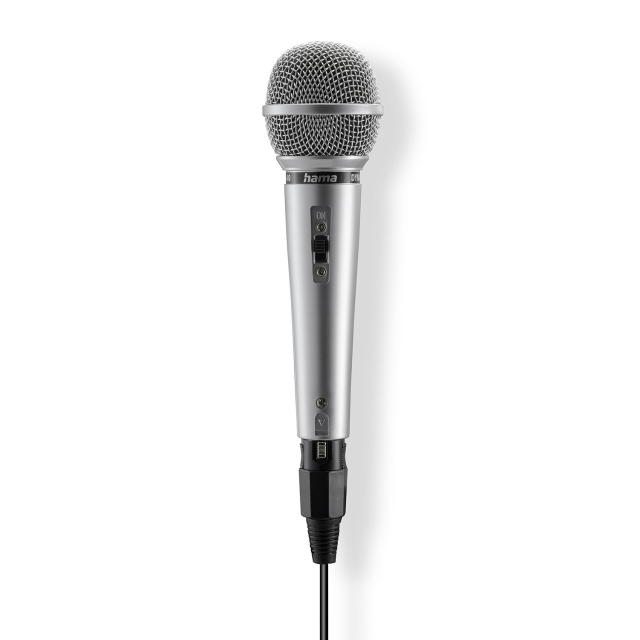 Hama Microphone Karaoke Dynamic Mono Jam Star Silver