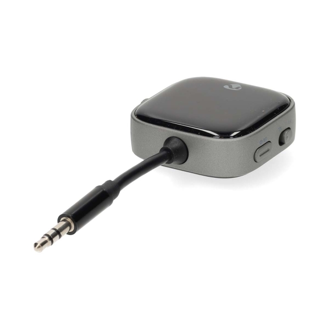Nedis Bluetooth® Transmitter Receiver | Audio / video / data connections input: USB-C™ Female | Audio / video / data connections output: USB-C™ Female | SBC | Up to 2 Devices | Battery play time: 13 hrs | Black