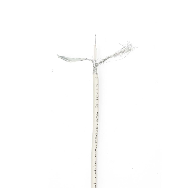 Nedis Coax Cable On Reel | Mini Coax | Double Shielded | ECA | 20.0 m | Coax | PVC | White | Wrap