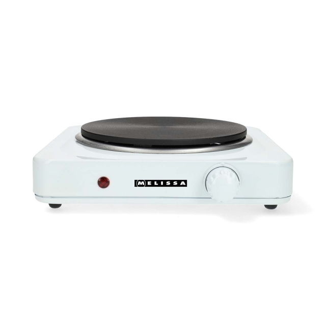 MELISSA Electric Hot Plate | 1500 W | Ø 18.5 cm | 6 Heat settings | Non-slip feet | White