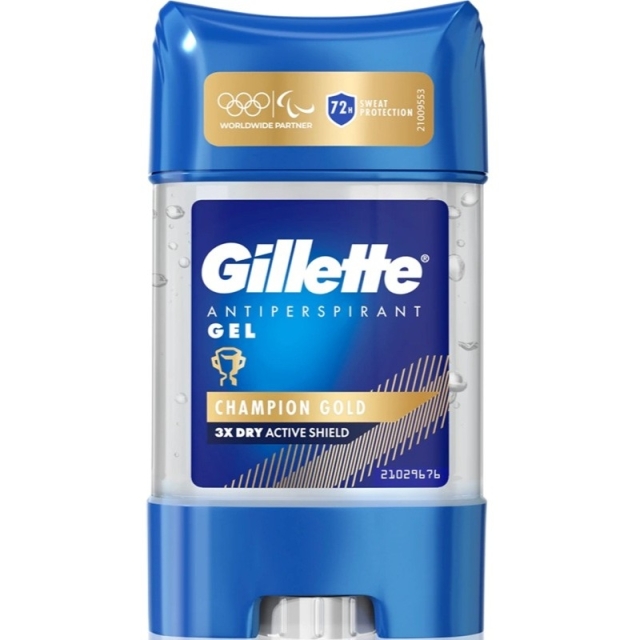 Gillette Champion Gold Men Antiperspirant Gel 70ml