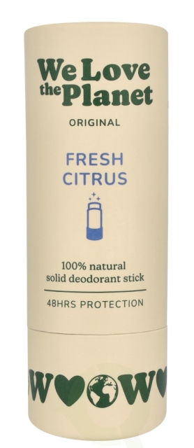 We Love The Planet Original Deodorant Stick 40 g Fresh Citrus