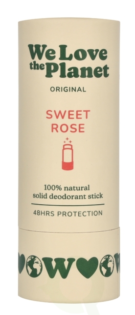 We Love The Planet Original Deodorant Stick 40 g Sweet Rose