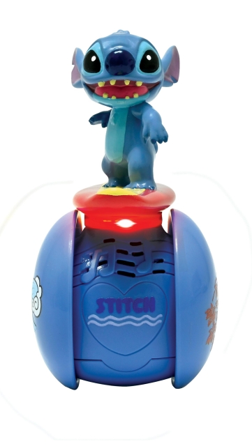 Lexibook Roller Surfer Stitch – One-wheel perfect balanced Stitch with light and sound effects (ROB01D)