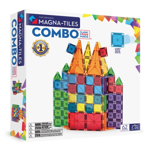 Magna Tiles Magna-Tiles - microMAGS Combo 62 pcs (90294)