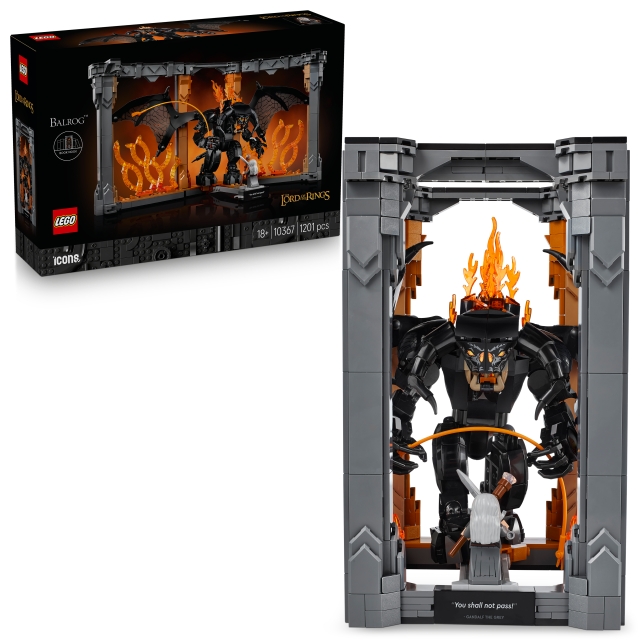 LEGO Icons - The Lord of the Rings: Balrog™ Book Nook (10367)