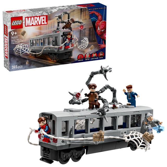 LEGO Super Heroes - Spider-Man vs. Doc Ock: Subway Train Scene (76321)