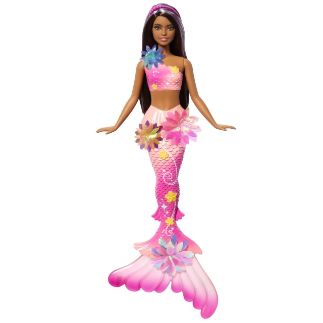 Barbie Blooming Magic Black Mermaid Doll (JDM73)
