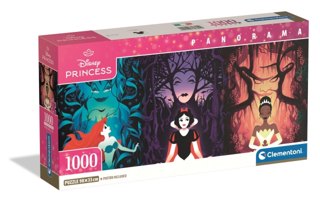 Clementoni Puzzle Panorama HQC Princess, 1000 pcs (I-39894)