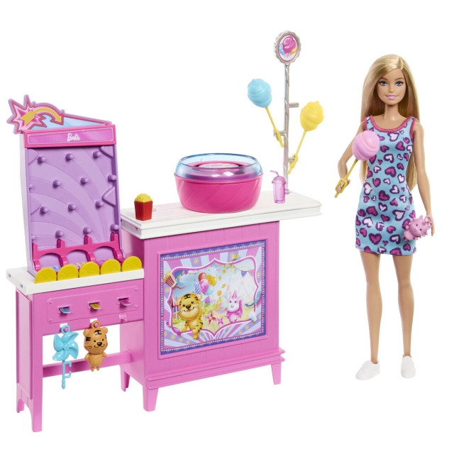 Barbie Mysteries Cotton Candy & Games Playset (JFV67)
