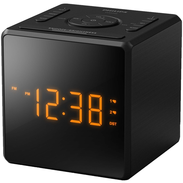 Philips Klockradio TAR4500/10 Svart