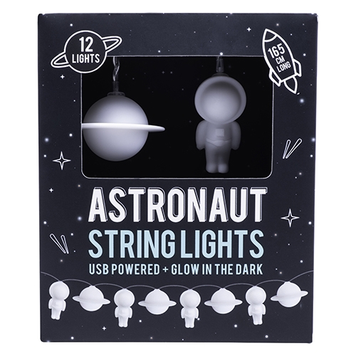 Fizz Creations Astronaut String Lights - Glow in The Dark