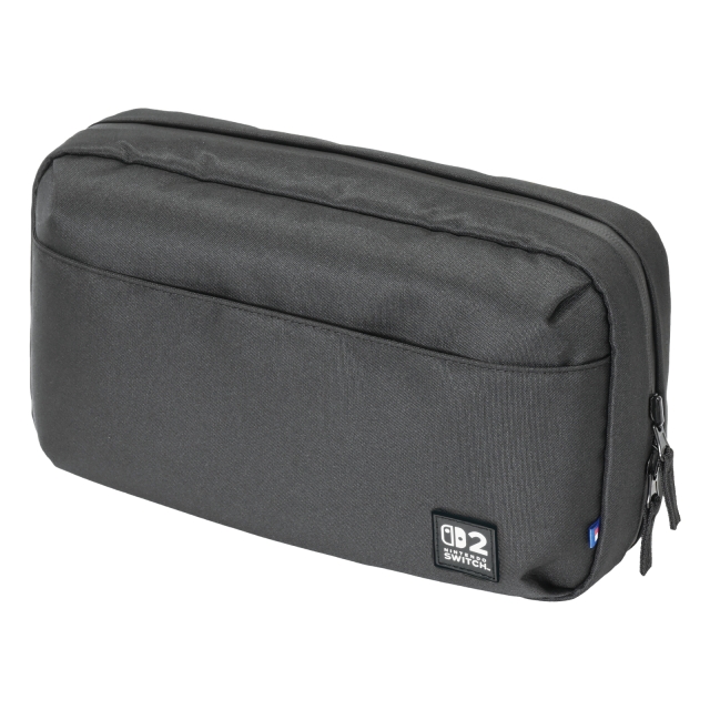 Hori Reversible Travel Pouch - Black - Mid-size