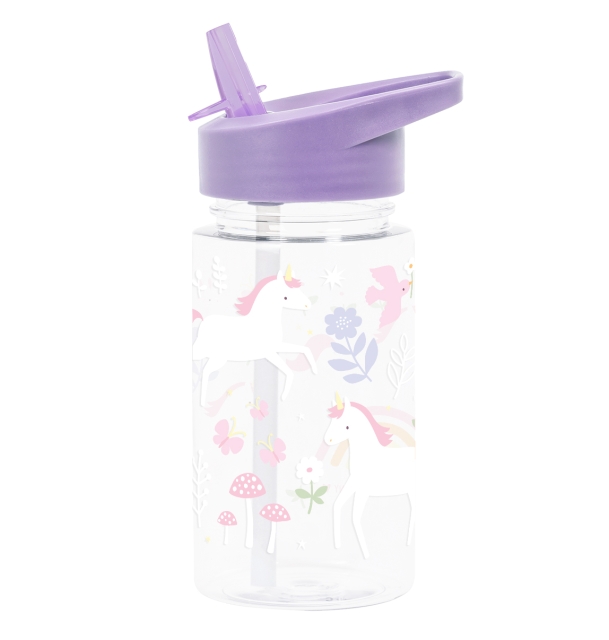 A little lovely company Drink Bottle - Unicorn Dreams - 7.3 x 16.5 x 7.3 cm