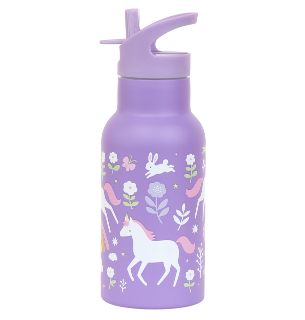A little lovely company Stainless steel drinking bottle - Unicorn dreams (DBSSUD77)