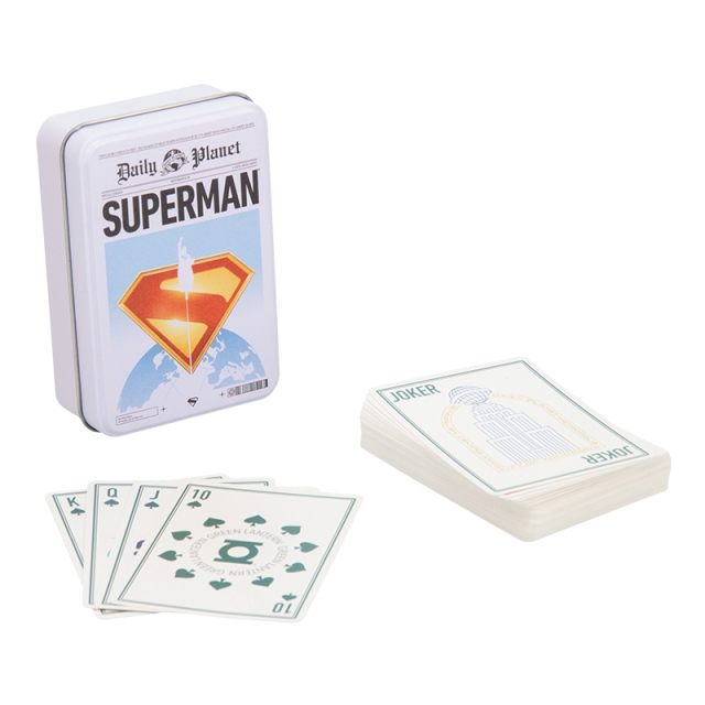 Paladone Superman Playing Cards in a Tin