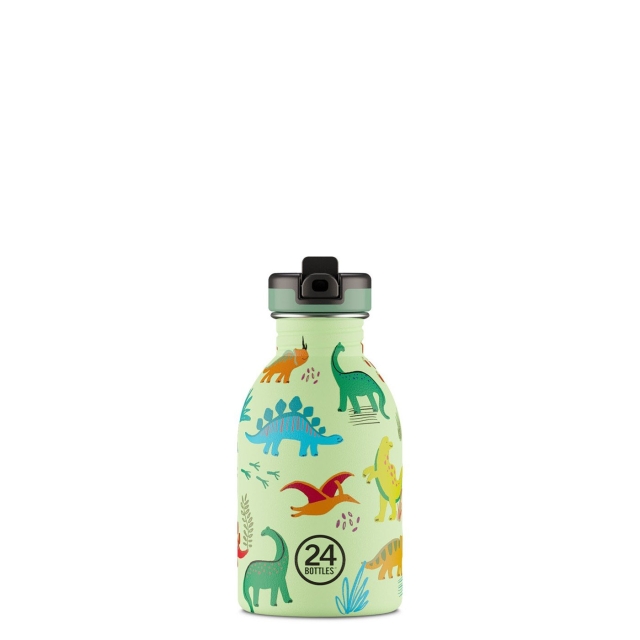 24Bottles Kids Collection - Urban Bottle 250 ml w. Sports Lid - Jurassic Friends (24B936)