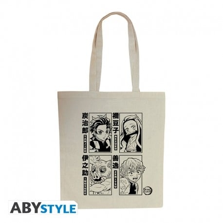 Abysse DEMON SLAYER - Tote Bag - Tanjiro, Nezuko, Zenitsu & Inosuke S2
