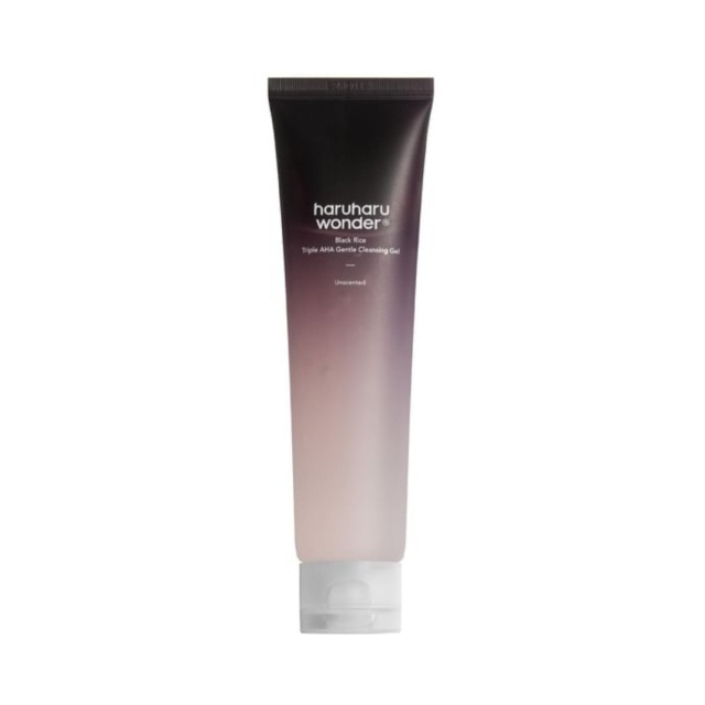 Haruharu Wonder Black Rice Triple AHA Gentle Cleansing Gel - Black - 100 ml
