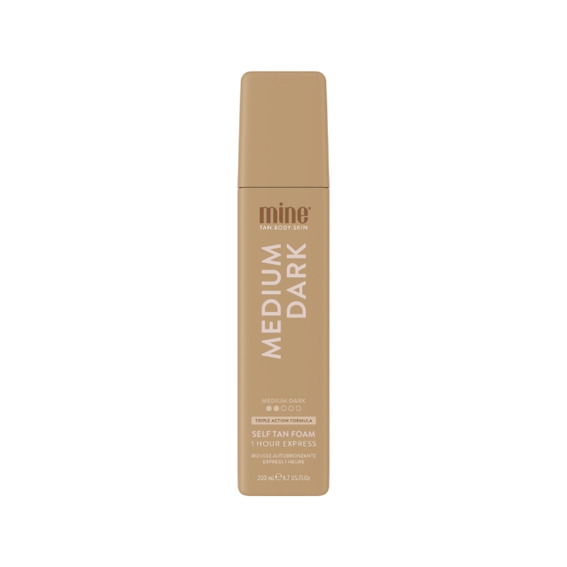 minetan Tan Foam 200 ml - Medium Dark