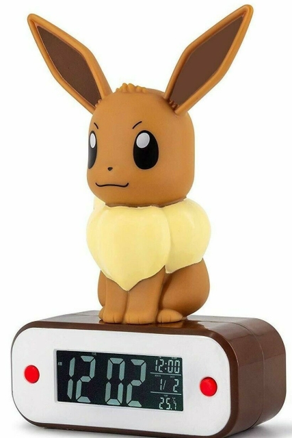 Pokémon Eevee Light up Alarm clock (52800POKE8)