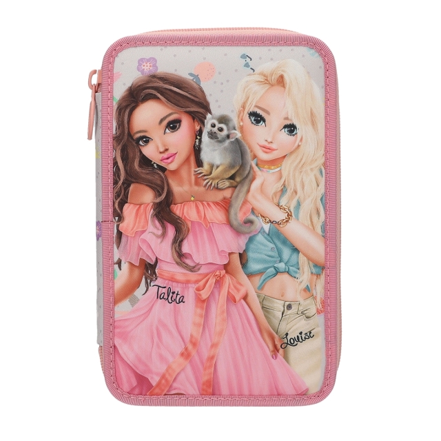 TOPModel Triple Pencil Case JUICY - apricot, pink, yellow (413324)