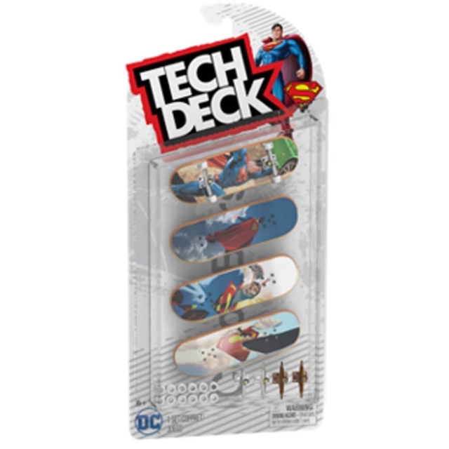 Tech Deck Skate 4 Pack Multipack - Superman (6073926)