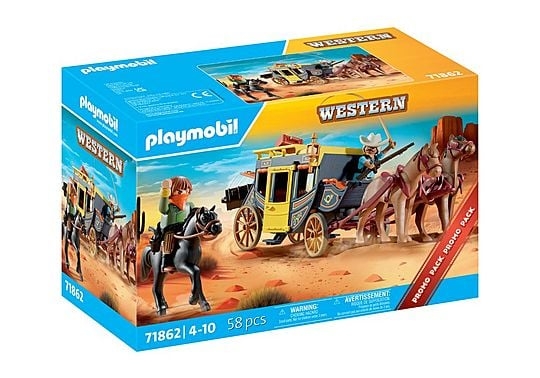 Playmobil History: Wild West Stagecoach (71862)