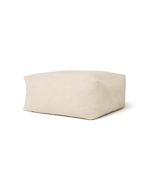 Kids Concept Pouffe - Off-white - 85x85x34 cm