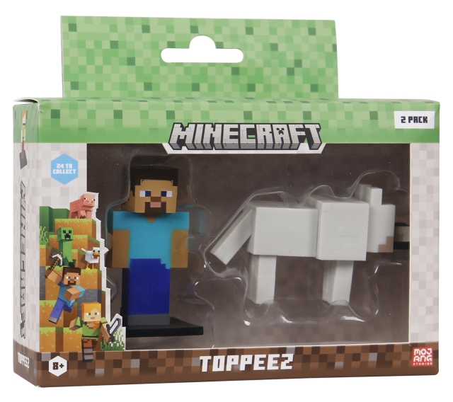MINECRAFT 3D Figure 2 Pack Window Box - (2015MC)
