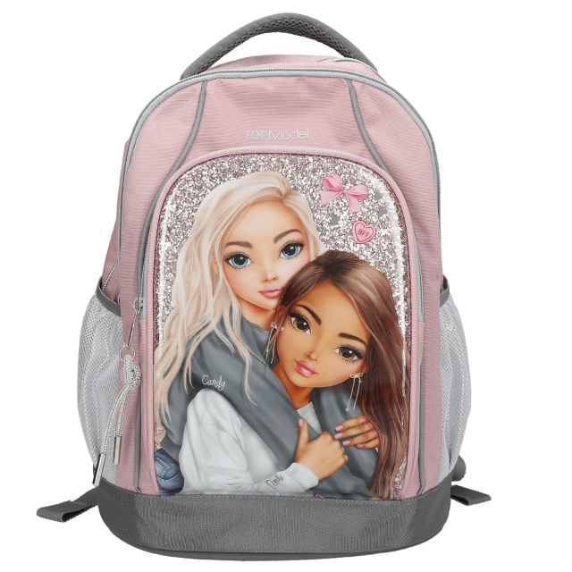 TOPModel School Backpack MY BFF - Pink and Grey - 40 x 30 x 19 cm (413316)