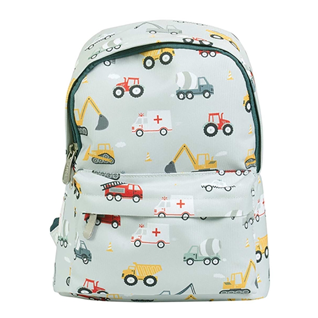 A little lovely company Little Backpack - Vehicles - 22 x 30 x 10 cm