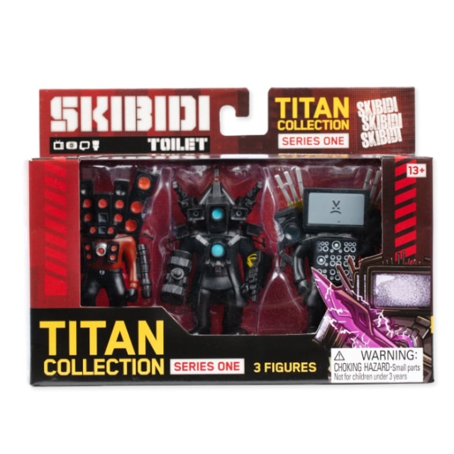 Skibidi Toilet Skibidi - Toilet Titan 3 Pack - (13003)