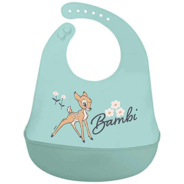STOR BABY Toddler Silicone Bib - Disney Bambi