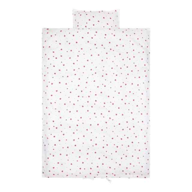 Vanilla Copenhagen Bedding Baby - Lady Lovebug - Milk - 70 x 100 cm, 40 x 45 cm (BEDB1224)