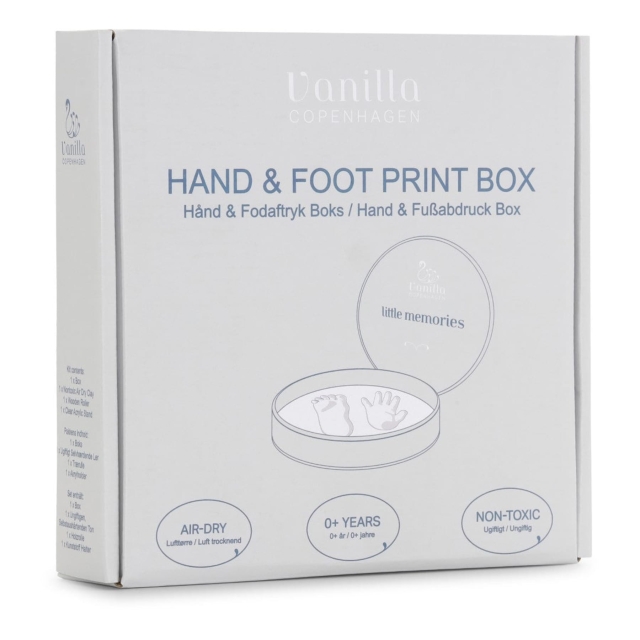 Vanilla Copenhagen Hand & Foot Print - Silver and white - One size (5001620501)