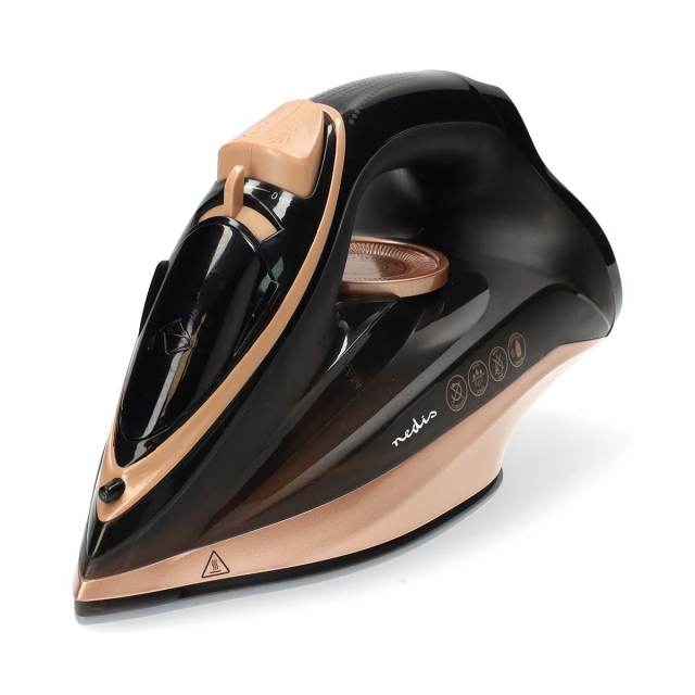 Nedis Steam Iron | 2200 W | 20 g/m | Steam shot | Stainless Steel | 260 l