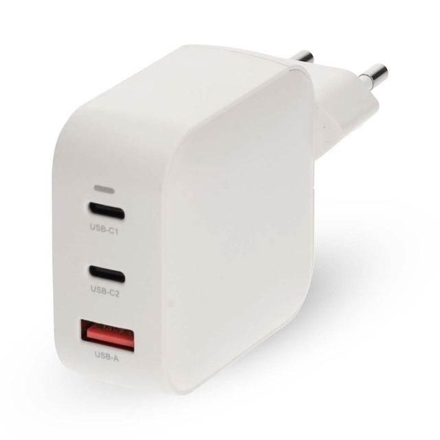 Nedis Wall Charger | PD3.0 | Quick charge feature | 2.5 / 3.0 / 5.0 A | Number of outputs: 3 | USB-A / 2x USB-C™ | Automatic Voltage Selection | White
