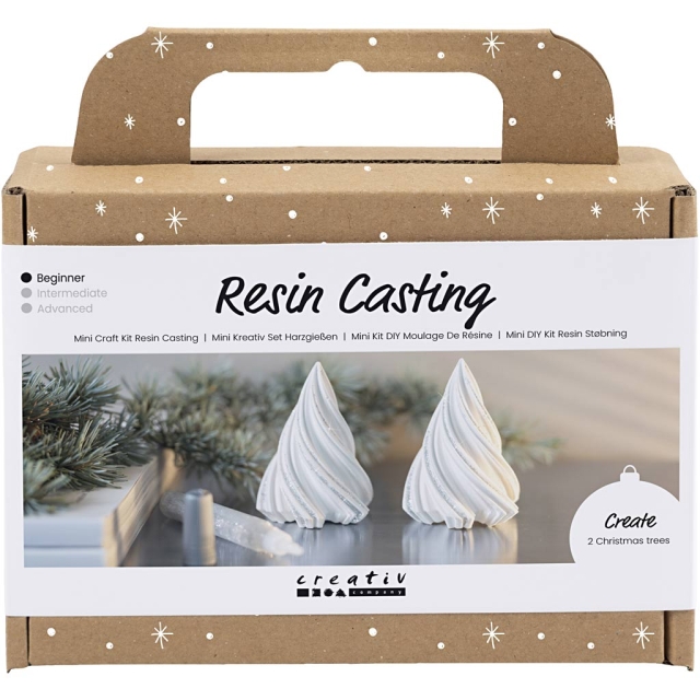 DIY Kit Mini Craft Kit - Resin Casting - Christmas trees  (977711)
