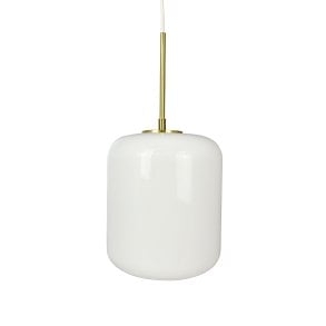Dyberg-Larsen Silvia D20 Pendant Light - Opal/Brass - 20 cm