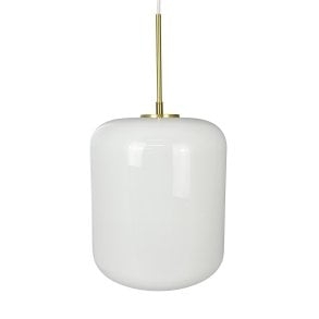 Dyberg-Larsen Silvia D25 Pendant Light - Opal/Brass