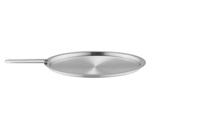Eva Trio Lid - Brushed steel - 24 cm
