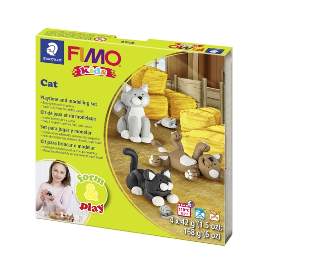 FIMO Kids Form & Play Set - Cat (8034 16 LZ)