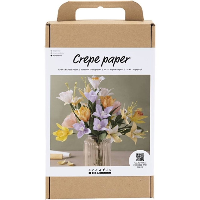 DIY Kit Crepe paper, 1 set (977534)