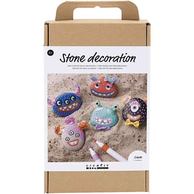 DIY Kit Craft Kit - Stone Decoration - Monster (977677)
