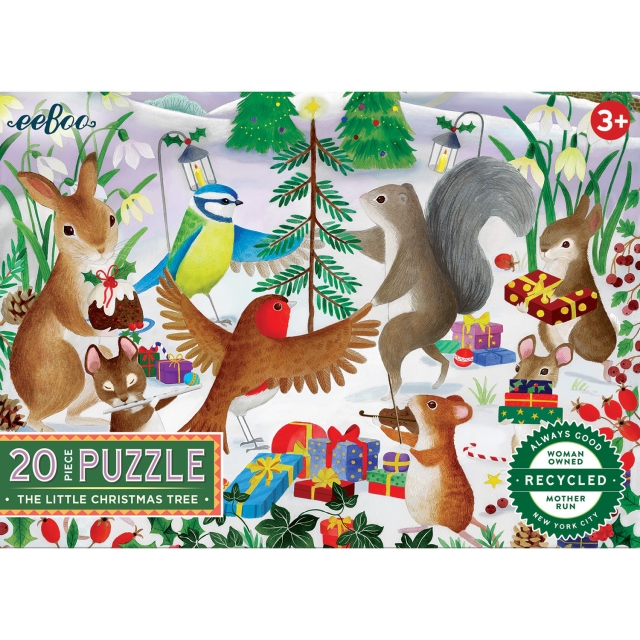 eeBoo Puzzle 20 pcs - The Little Christmas Tree (EPZCX20)