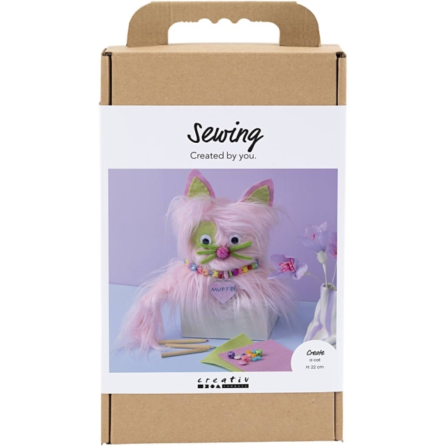 Craft Kit Sewing - Cat - assorted colours (977882)