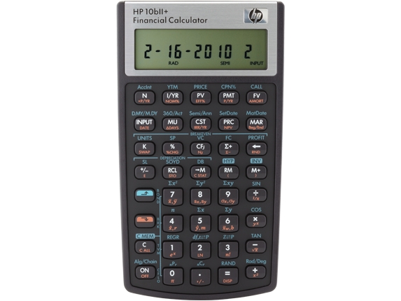 HP 10BII+ Financial Calculator