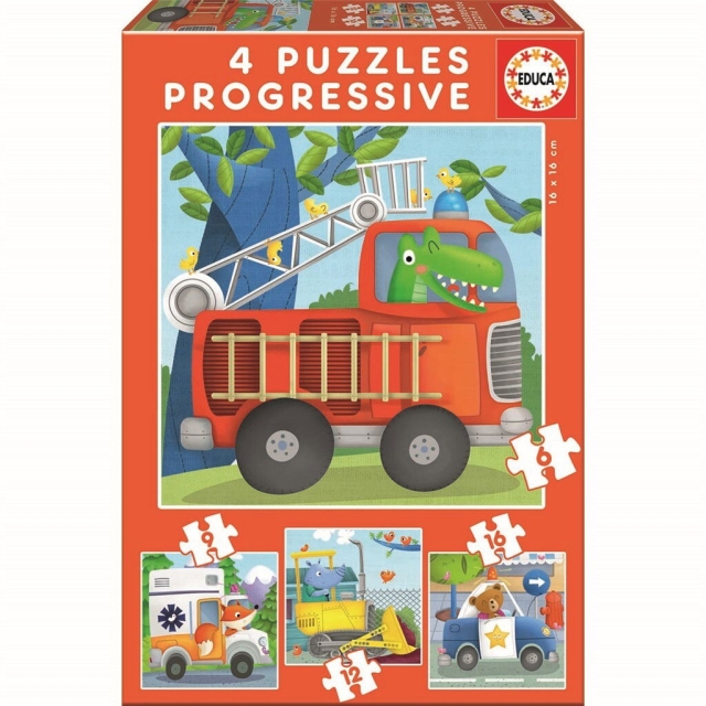 Educa Puzzle - 6-9-12-16 Rescue Patrol (80-17144)