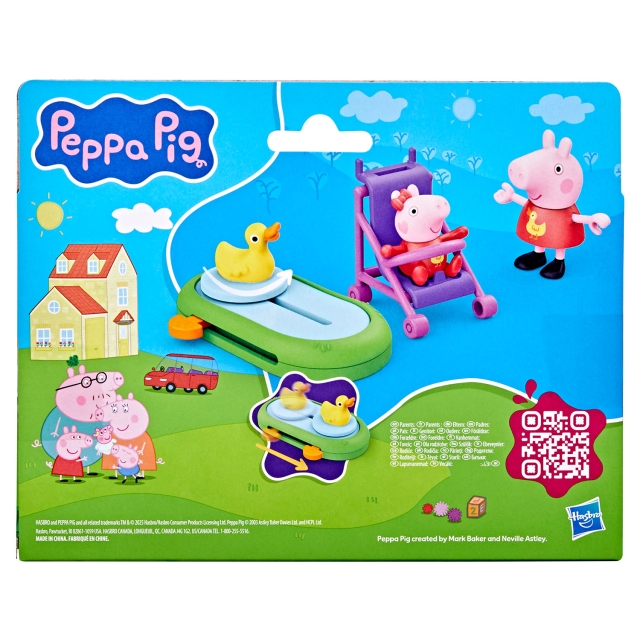 Peppa Pig 3" Playset Peppa And Evies Park Fun